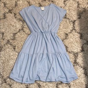 Caution to the wind baby blue dress